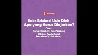 Seks Edukasi Usia Dini: Apa yang Harus Diajarkan?