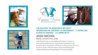 Podcast Interview with Josh Nichol - A Horseman's Pursuit