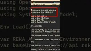 Can you do AI code with  .NET 10 Script? 