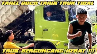 MENTAL FAREL MEMANG BUKAN KALENG KALENG !!! BERANI TARIK TRUK TRIBAL DI SITINJAU LAUIK