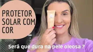 PROTETOR SOLAR COM COR PARA PELE OLEOSA ,SERÁ QUE DURA MESMO ? PHOTODERM COVER BIODERMA /Nati Nahas