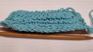 Очень классный способ закрыть петли получается не стянутый красивый край