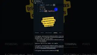 Operaciones trigonometricas con numeros complejos