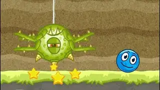 Несносный красный шарик 5 уровни 241-254 Мега босс паук. Red ball 5 boss. Прохождение красный шарик