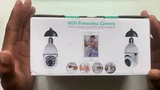 The Best  Wireless 2.4G/5G WiFi, Smart Home Security  Bulb Camera Test Unboxing Review