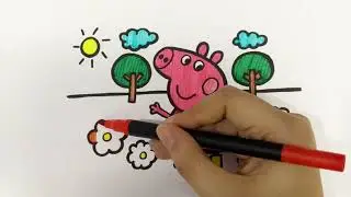 Peppa Pig Coloring #coloring #colors #coloringpages #art #peppapig #peppa