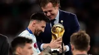 Este cielo es Celeste y Blanco porque es tuyo Lionel