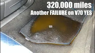 The Latest Failure On V70 YES 320,000 miles - WARNING Feet Pics - Heater Matrix Explosion