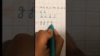 Taille alphabet cursif 
