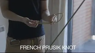 Climbing tips: French prusik knot (auto block, rappel backup)