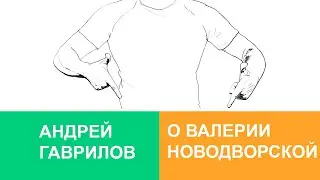 Андрей Гаврилов о Валерии Новодворской