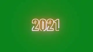 GREEN SCREEN 2021 GLOWING NEON LIGHT LOOP ANIMATED MOTION BACKGROUND