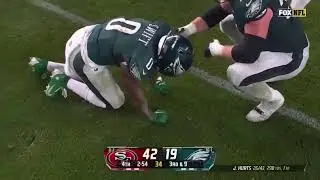 49ers Deommodore Lenoir Vicious Hit On D’andre Swift