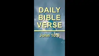 Daily Bible Verse - John 10:9 | 