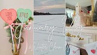 🩷❄️JANUARY VLOG | VALENTINES DAY | WINTER CLEAN UP