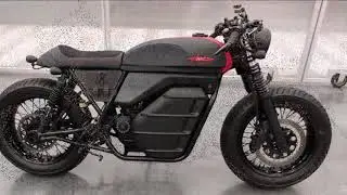 2020 electric bike /RUSSIA/ IZH/ИЖ Cafe Racer by Kalashnikov concern