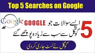 Google Reveals Most Popular Online Searches | Top Five Things Searches on Google
