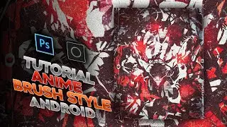 TUTORIAL BRUSH STYLE GFX | TUTORIAL PHOTOSHOP TOUCH