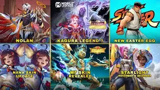 GRANGER M7 PRIME, KAGURA LIMITED LEGEND, MLBB STREET FIGHTER, NOV & DEC STARLIGHT - Mobile Legends