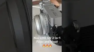 Nisi UHD UV Filter and Hood for the Fujifilm X100VI: my fav accessory #x100vi #nisi #fujifilm