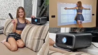 ПРОЕКТОР TOUYINGER Q12W КОТОРЫЙ МОЖНО СМОТРЕТЬ ДНЁМ