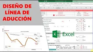 Diseño de Línea de Aducción - Estructuras Hidráulicas (Plantilla excel profesional)