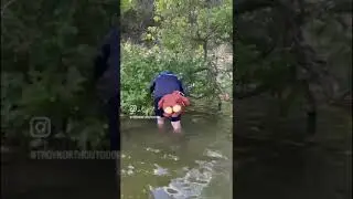 Did I Fall in or Potty Break or?  What’s going on here 🤔