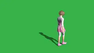 Free Green Screen Virtual Girls 3D 003 HD