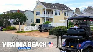 VIRGINIA BEACH Walking Tour 🇺🇸 A Walk Through The Neighborhood [4K VIDEO]