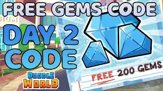[FREE GEMS CODE] DAY 2 CODE IN ADVENT CALENDAR IN DOODLE WORLD - ROBLOX