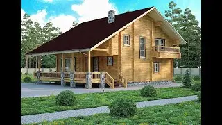 Строительство дома с мансардой из бруса 150х150