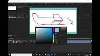 Draw and Animate a Plane on a Loop in After Effects