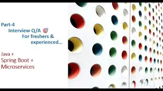 Interview Q/A✍|| Java | Spring boot | Microservices-Part 4#java#springboot #microservices#interview