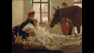 Why is there a horse near this man’s bed ? A Dear Visit | Layers in Art