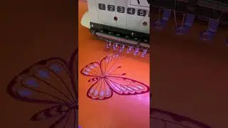 Mașina de brodat Ricoma SWD-1501-8S. Tel: 0766056441 #satisfying #embroidery #viral