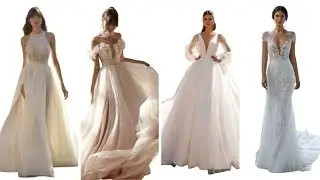 2024 ELEGANT AND GORGEOUS HALTER NECK STYLES WEDDING DRESS