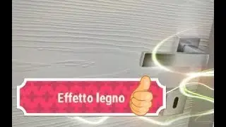 Come realizzare effetto legno su porta 1a PARTE