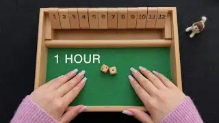 ASMR Shut The Box | Counting in 12 Languages (Whispers) 