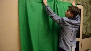 Распаковка Хромакея и его установка! САМЫЙ-САМЫЙ!