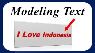 Revit tutorial | Modeling text in Revit 2021