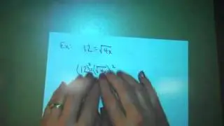 A11-9 Solving Radical Equations 1.m4v