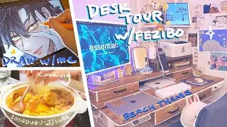 [draw🎨 + cook🍳 w/me🐰] Fezibo desk tour!!🌊 . Cheng Xiaoshi: Link Click . 🍲soondubu-jjigae . Procreate