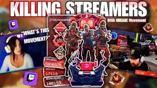 Using MORE INSANE MIRAGE MOVEMENT To Kill STREAMERS In Apex Legends