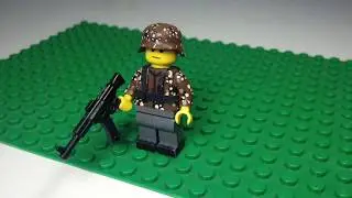 Lego World War 2 German Soldier Showcase