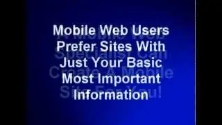 Why You Need A Mobile Website Importance Of Mobile Websites