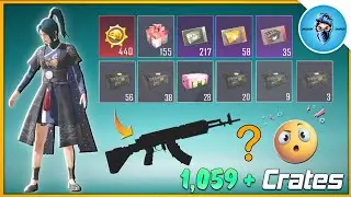 🔥1059+Crate Opening in Pubg Mobile Kr ¦ New Crate Opening Trick Pubg Korea