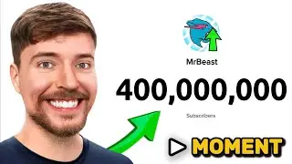 MrBeast Hitting 400 Million Subscribers!! | Moment [395]