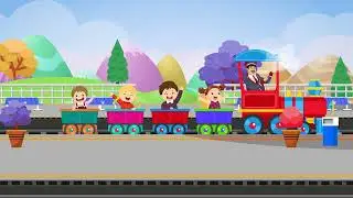 🚂 Cartoon Train Station - Free Cartoon Background Loop With Train Type A2