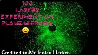 100 Lasers experiment on Plane Mirrors || Amazing Lasers Experiment ||