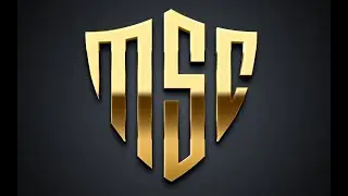Make your Monogram Logo MSC design with 14 lines || Logo Design in Adobe Illustrator